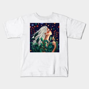 Girl with a match Kids T-Shirt